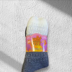 Hot feet three pack ladies heavy thermal 4-10